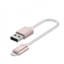 Кабель LAB.C USB-Lightning 0.15м розовый LABC-510-RG