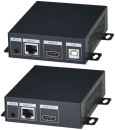 Комплект SC&T HE23U для передачи HDMI + USB + ИК управление + RS232 по одному кабелю витой пары CAT5e/6 на расстояние до 100м