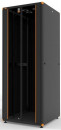 Шкаф напольный 19" 42U Estap Evoline EVL70142U8080BF1R2 800x800mm передняя дверь двустворчатое стекло с металлической рамой слева и справа задняя дверь двустворчатая металлическая черный