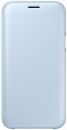 Чехол Samsung EF-WJ730CLEGRU для Samsung Galaxy J7 2017 Flip Wallet голубой2
