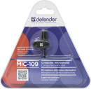 Микрофон Defender MIC-109 черный кабель 1.8м 641097