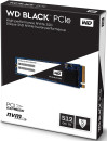 Твердотельный накопитель SSD M.2 512Gb Western Digital Black Read 2050Mb/s Write 800Mb/s PCI-E WDS512G1X0C3
