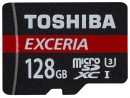 Карта памяти Micro SDXC 128Gb Class 10 Toshiba THN-M302R1280EA + адаптер
