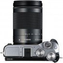Фотоаппарат Canon EOS M6 24.2Mpix 3" 1080p WiFi 18-150 IS STM f/ 3.5-6.3 LP-E17 серебристый 1725C0223