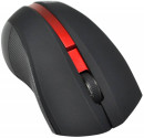 Мышь беспроводная Oklick 615MW чёрный красный USB2