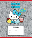 Тетрадь школьная Action! "Hello Kitty" 12 листов линейка скрепка HKO-AN-1201/1-37