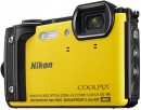 Фотоаппарат Nikon CoolPix W300 16Mp 5x Zoom желтый VQA072E14
