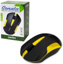 Мышь беспроводная Perfeo Sonata чёрный жёлтый USB3