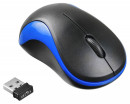 Мышь беспроводная Oklick 605SW чёрный синий USB2