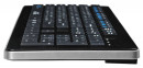 Клавиатура беспроводная Oklick 870S USB + Bluetooth черный3