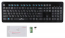 Клавиатура беспроводная Oklick 870S USB + Bluetooth черный6
