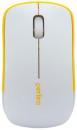 Мышь беспроводная Perfeo PF-763-WOP-W/Y белый жёлтый USB + радиоканал3