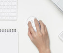 Мышь беспроводная Xiaomi Mi Portable серебристый Bluetooth6