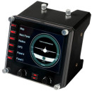 Приборная панель с ЖК-дисплеем для авиасимуляторов Logitech G Saitek Pro Flight Instrument Panel 945-0000083