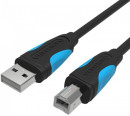 Кабель USB 2.0 AM-BM 3.0м Vention VAS-A16-B300 черный
