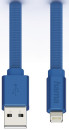 Кабель USB 2.0-microUSB 1.0м синий Hama 001782072