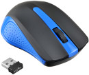 Мышь беспроводная Oklick 485MW+ черно-синий USB + радиоканал2