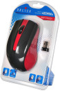 Мышь беспроводная Oklick 485MW+ черно-красная USB + радиоканал5