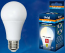 Лампа светодиодная (UL-00001569) E27 9W 4000K шар матовый LED-A60-9W/WW+NW/E27/FR PLB01WH