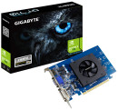 Видеокарта 1024Mb Gigabyte GT710 PCI-E GDDR5 64bit HDMI DVI VGA GV-N710D5-1GI Retail4