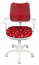 Кресло детское Бюрократ CH-W797/RD/ANCHOR-RD спинка сетка красный сиденье красный якоря2