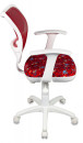 Кресло детское Бюрократ CH-W797/RD/ANCHOR-RD спинка сетка красный сиденье красный якоря3