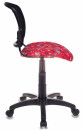 Кресло детское Бюрократ CH-296/ANCHOR-RD спинка сетка черный сиденье красный якоря3