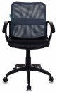 Кресло Бюрократ CH-590/DG/BLACK искусственная кожа спинка сетка серый сиденье черный2