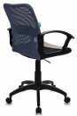 Кресло Бюрократ CH-590/DG/BLACK искусственная кожа спинка сетка серый сиденье черный4