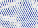 Бумага креповая Koh-i-Noor белая с фиолетовыми кружками 200х50 см рулон 9755/56