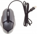 Мышь проводная Oklick 915G чёрный серебристый USB7