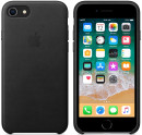 Накладка Apple "Leather Case" для iPhone 7 iPhone 8 чёрный MQH92ZM/A3