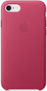 Накладка Apple "Leather Case" для iPhone 7 iPhone 8 розовая фуксия MQHG2ZM/A
