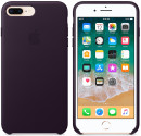 Накладка Apple "Leather Case" для iPhone 7 Plus iPhone 8 Plus баклажанный MQHQ2ZM/A2