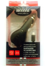 Автомобильное зарядное устройство Wiiix CH-U2-3B 2.1A microUSB 8-pin Lightning USB черный2