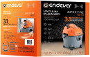 Промышленный пылесос ENDEVER Spectre 6010 сухая уборка оранжевый серый2