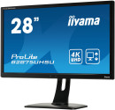 Монитор 28" iiYama B2875UHSU-B1 черный TN 3840x2160 300 cd/m^2 1 ms DVI HDMI DisplayPort VGA Аудио USB4