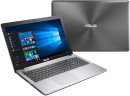 Ноутбук ASUS K550VX-DM409D 15.6" 1920x1080 Intel Core i7-6700HQ 1 Tb 128 Gb 8Gb nVidia GeForce GTX 950M 4096 Мб серый черный DOS 90NB0BB1-M107802
