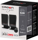 Колонки Crown CMS-601 2x3 Вт черный4