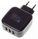 Сетевое зарядное устройство BURO TJ-285B 2.4А 3 x USB черный4