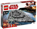Конструктор LEGO Star Wars: Звездный разрушитель Первого Ордена 1416 элементов 751908