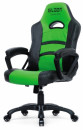 Кресло компьютерное игровое L33T Gaming Essential черно-зеленый 1605004