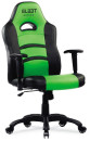 Кресло компьютерное игровое L33T Gaming Expert черно-зеленый 1605013