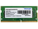 Оперативная память для ноутбука 8Gb (1x8Gb) PC4-19200 2400MHz DDR4 SO-DIMM CL17 Patriot Signature PSD48G240081S2