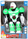Робот электронный Zhorya "Бласт" зеленый со звуком светящийся двигающийся ZYC-0752-22