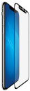 Защитное стекло прозрачная DF iColor-14 для iPhone X 0.33 мм черная рамка