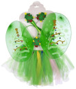 Карнавальный костюм Новогодняя сказка "Елочки" от 3 лет 972574 (крылья, юбочка, ободок и волшебная палочка)