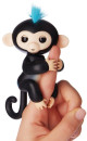 Интерактивная игрушка обезьянка WowWee Fingerlings - Финн 12 см черный пластик 3701A2
