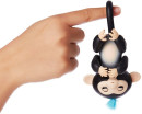 Интерактивная игрушка обезьянка WowWee Fingerlings - Финн 12 см черный пластик 3701A3