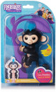 Интерактивная игрушка обезьянка WowWee Fingerlings - Финн 12 см черный пластик 3701A6